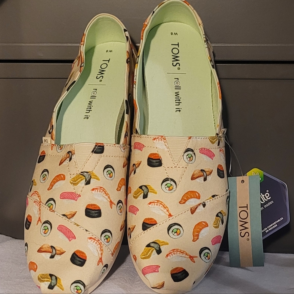 Brand New Sushi Tom's Women's 8